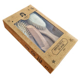 100% Natural Hairbrush & Comb Set